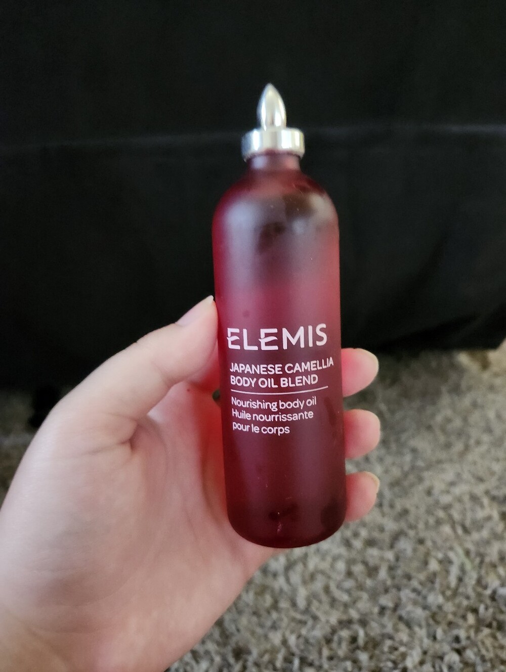 ELEMIS Japanese Camellia Body Oil Blend - Deep Red Frosted Bottle
